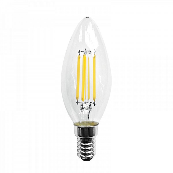 InLight E14 LED Filament C35 5watt Φυσικό Λευκό (7.14.05.17.2)