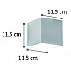InLight Επιτοίχιο φωτιστικό λευκό από γύψο 1XG9 D:11,5cm (43414) InLight Επιτοίχιο φωτιστικό λευκό από γύψο 1XG9 D:11,5cm (43414)