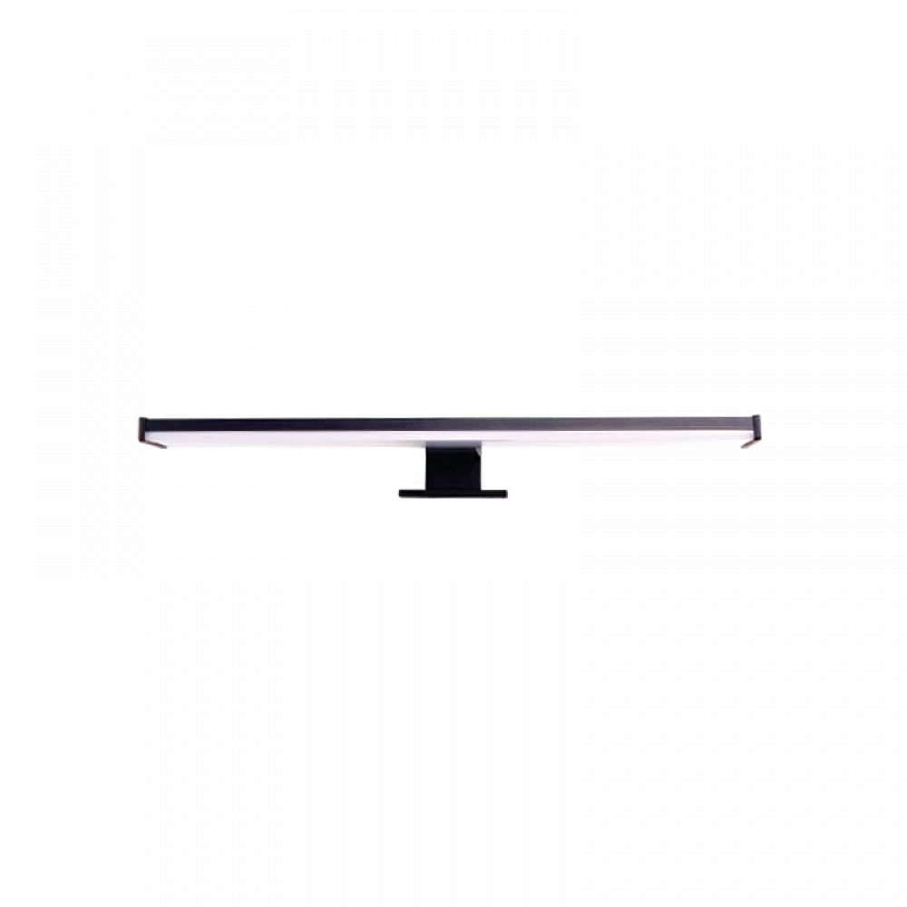 InLight Επιτοίχιο φωτιστικό LED 8W 4000K από πλαστικό σε μαύρη απόχρωση D:40cm (1047-Β)