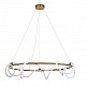 InLight Κρεμαστό φωτιστικό LED 60W 3000K από χρυσαφί μέταλλο και σωλήνα σιλικόνης D:60cm (6017-B-GL) InLight Κρεμαστό φωτιστικό LED 60W 3000K από χρυσαφί μέταλλο και σωλήνα σιλικόνης D:60cm (6017-B-GL)