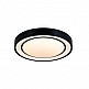 InLight Πλαφονιέρα οροφής LED 27W 3CCT από μαύρο μέταλλο και ακρυλικό D:40cm (42179-Β)