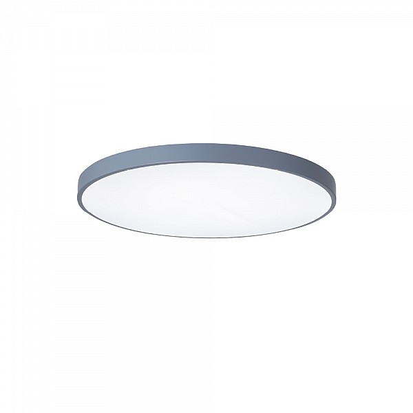 InLight Πλαφονιέρα οροφής LED 110W 3CCT (by switch on base) από γκρί μέταλλο και ακρυλικό D:60cm (42035-B-Gray)