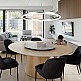 Inlight Κρεμαστό φωτιστικό LED 45W 3CCT (by switch on base) D:60cm (6095-C-Silver) Inlight Κρεμαστό φωτιστικό LED 45W 3CCT (by switch on base) D:60cm (6095-C-Silver)