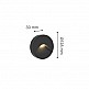 it-Lighting Horseshoe LED 2W 3CCT Outdoor Wall Lamp Grey D:12.8cmx3cm (80201930)