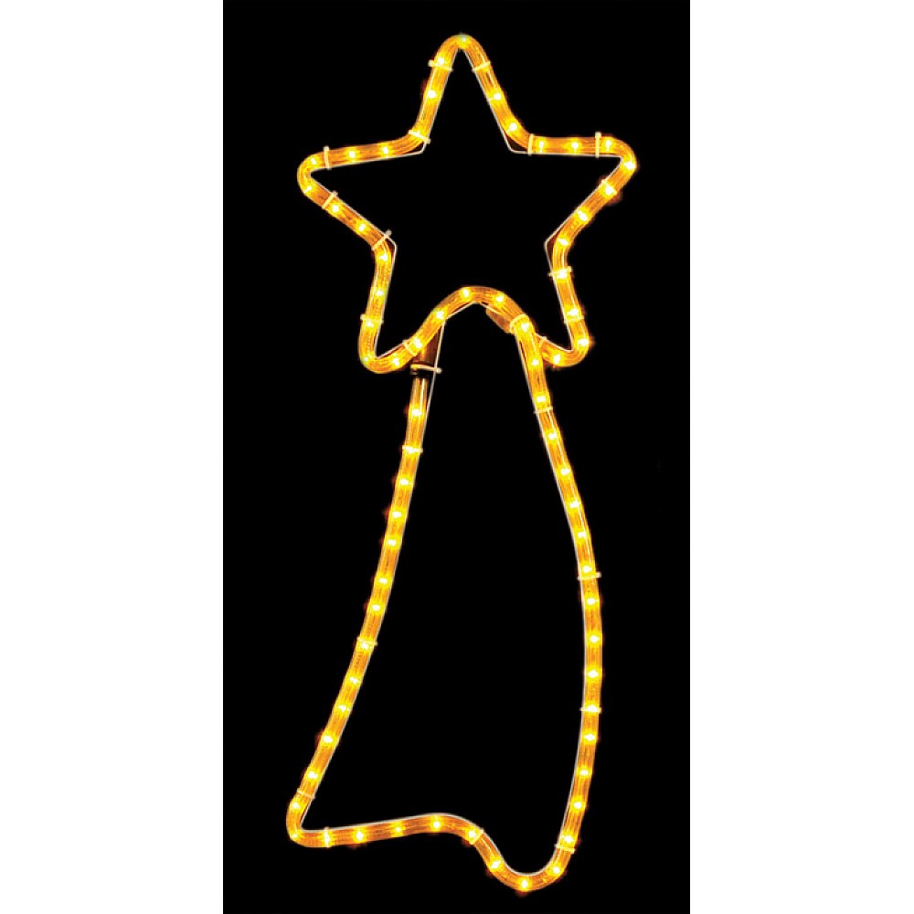 Christmas Collection-Φωτιζόμενο Σχέδιο Πολύχρωμος Κομήτης Με 8 Προγράμματα ,68(Η) x 27cm