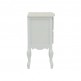 Κομοδίνο Pazlen Inart mdf σε λευκή αντικέ απόχρωση 40x45x65εκ