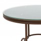 Τραπέζι Paula pakoworld μέταλλο-pe rattan καφέ Φ90x75εκ Τραπέζι Paula pakoworld μέταλλο-pe rattan καφέ Φ90x75εκ