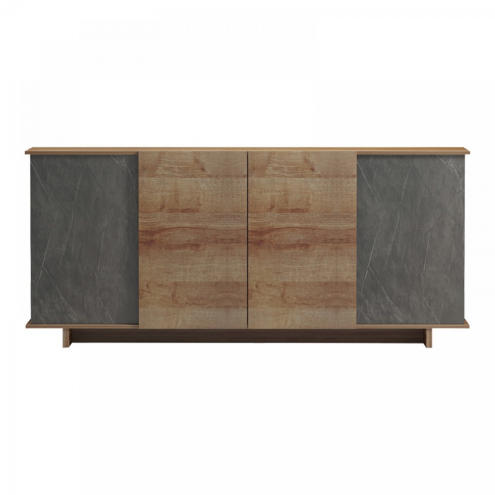 Μπουφές Zafore pakoworld σε oak - καφέ antique απόχρωση 180x45x80εκ Μπουφές Zafore pakoworld σε oak - καφέ antique απόχρωση 180x45x80εκ