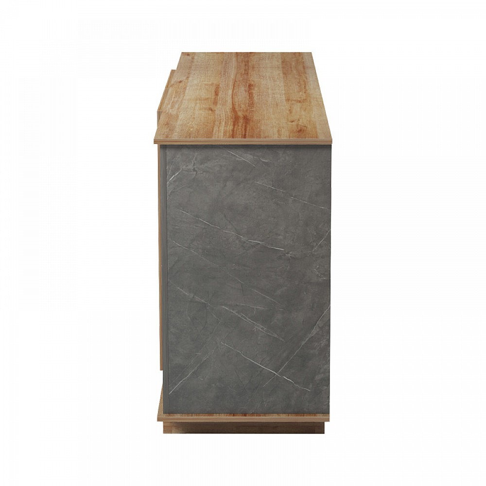 Μπουφές Zafore pakoworld σε oak - καφέ antique απόχρωση 180x45x80εκ Μπουφές Zafore pakoworld σε oak - καφέ antique απόχρωση 180x45x80εκ