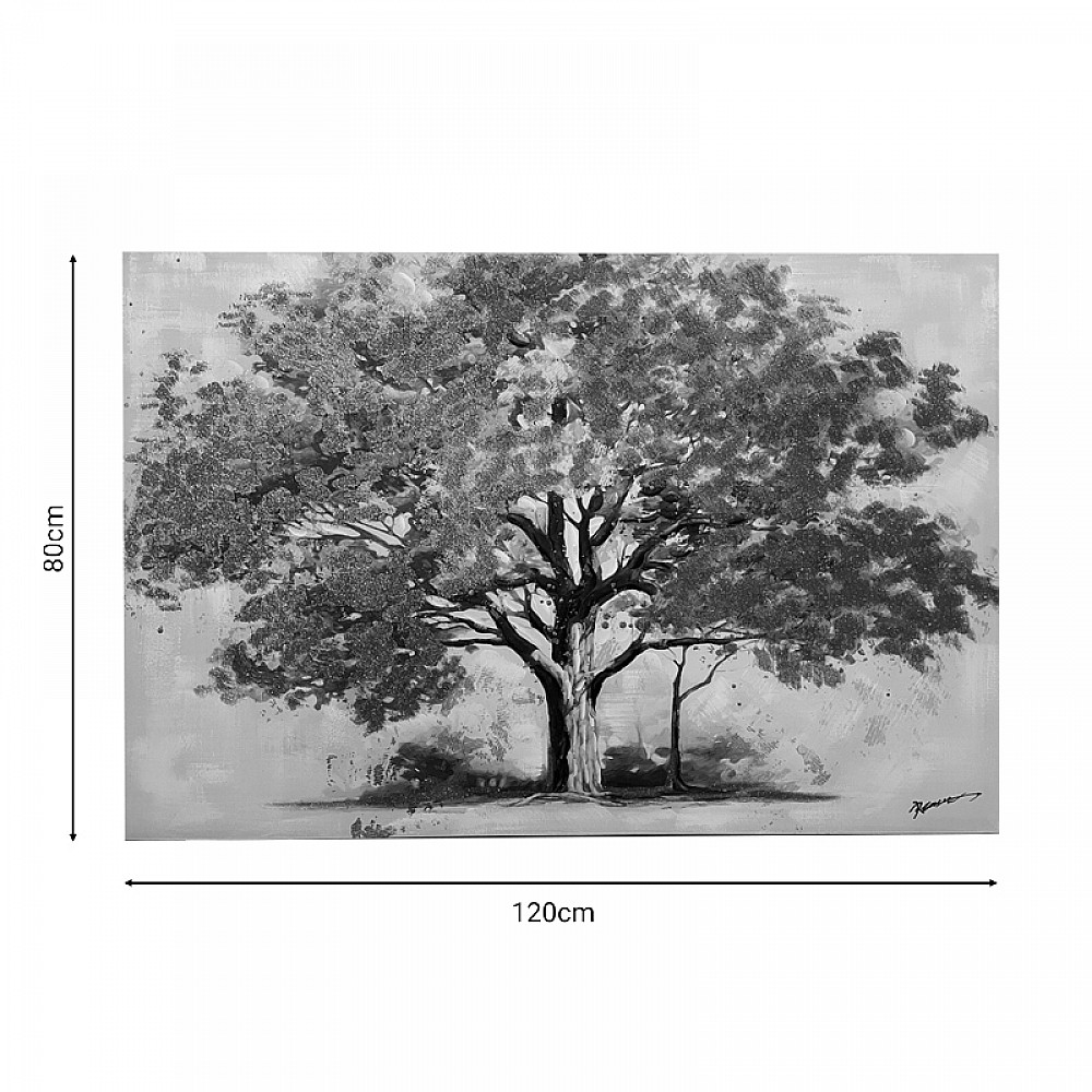 Πίνακας σε καμβά Blafo Inart 120x3x80εκ Πίνακας σε καμβά Blafo Inart 120x3x80εκ