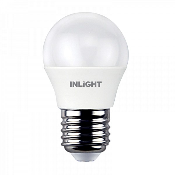 InLight E27 LED G45 8watt 4000Κ Φυσικό Λευκό (7.27.08.12.2)