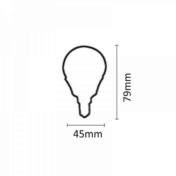 InLight E14 LED G45 8watt 6500K Ψυχρό Λευκό (7.14.08.14.3)