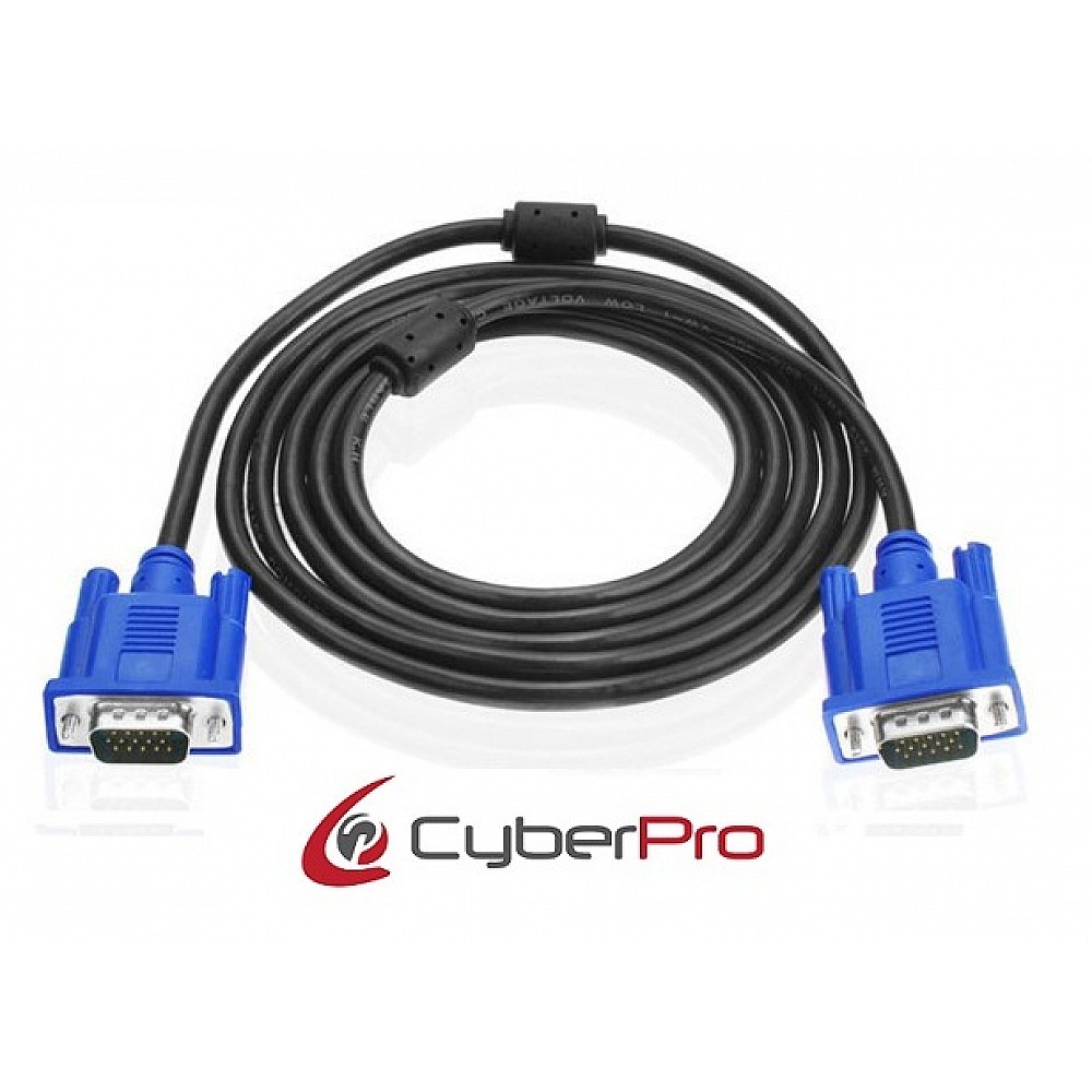 CyberPro CP-V015 VGA M/M with ferrites 1.5m