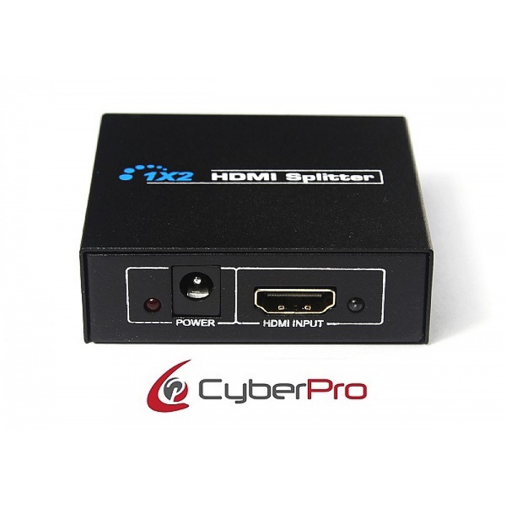 CyberPro CP-HSP2 HDMI Splitter 1 in - 2 out (power)