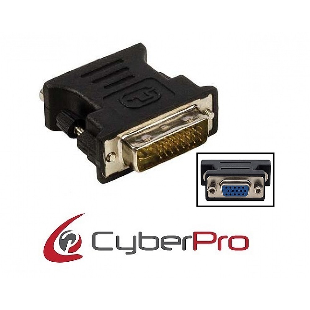 CYBERPRO CP-DV10 Αντάπτορας DVI-I male - VGA female