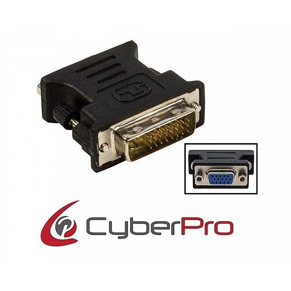 CYBERPRO CP-DV10 Αντάπτορας DVI-I male - VGA female