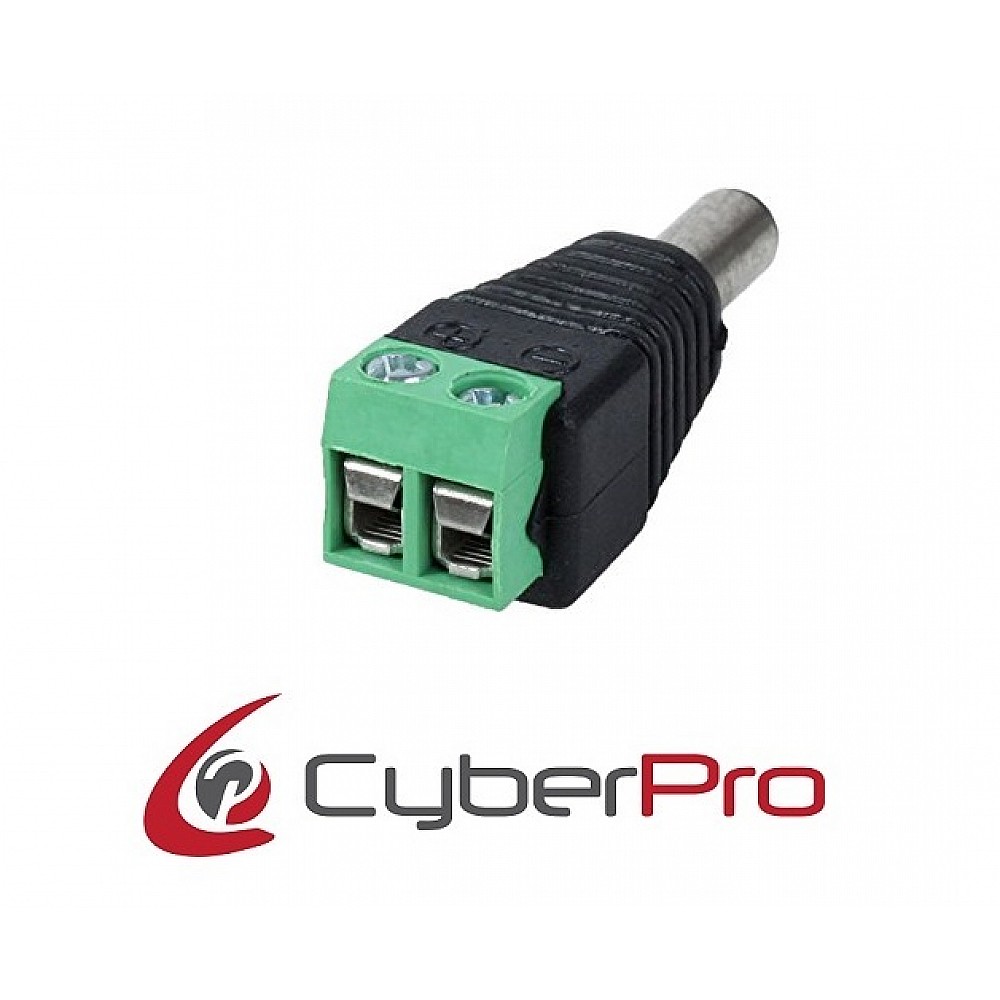 CYBERPRO CP-DCM Αντάπτορας τροφοδοσίας DC Αρσενικό σε κλέμμα