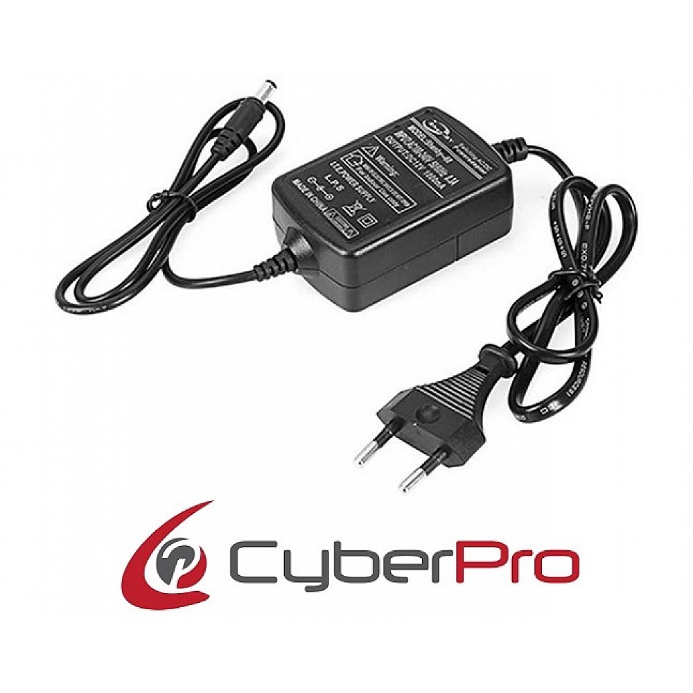 CYBERPRO CP-PW122 CCTV POWER SUPPLY DESKTOP TYPE 12V/2A