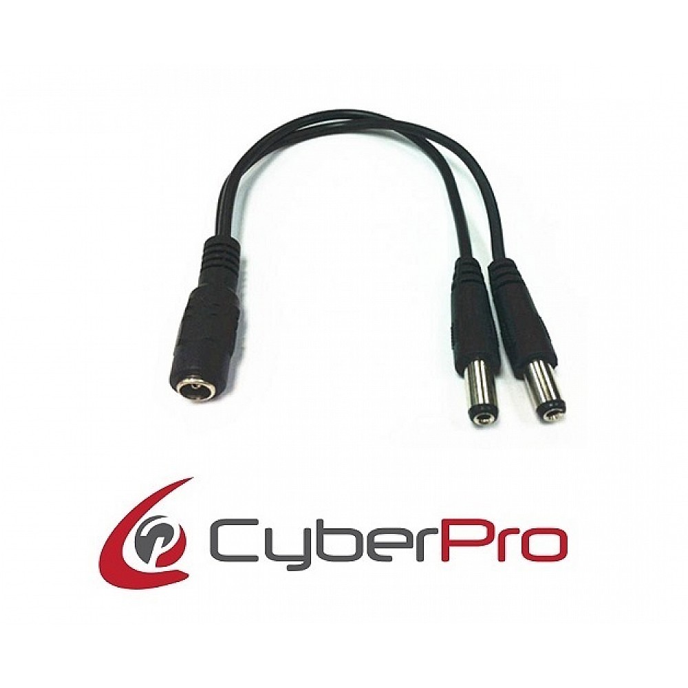 CYBERPRO CP-DCS2 Διακλαδωτής DC τροφοδοσίας 1 Θηλ. σε 2 Αρσ.