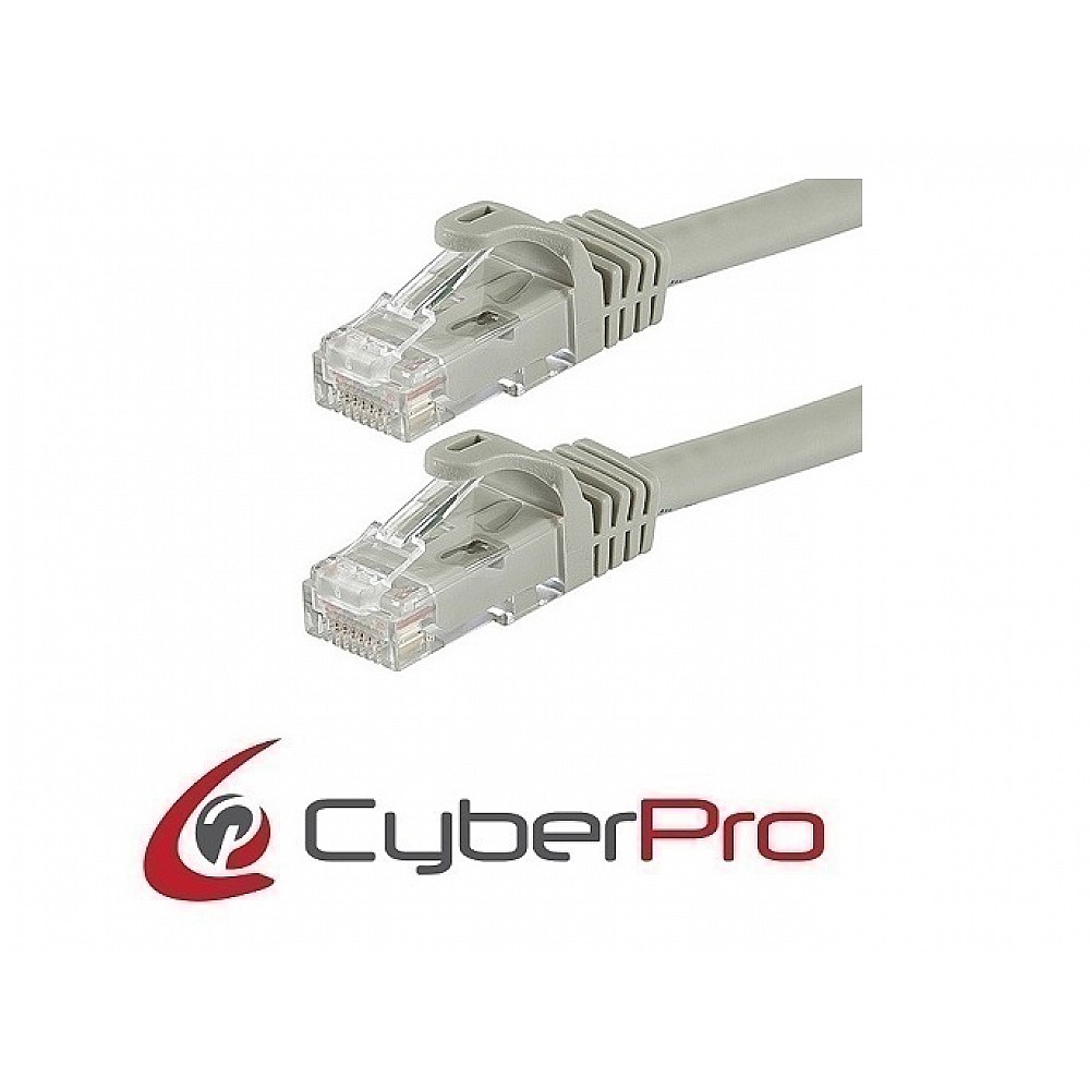CYBERPRO CP-6C010G Cable UTP Cat6 gray 1m