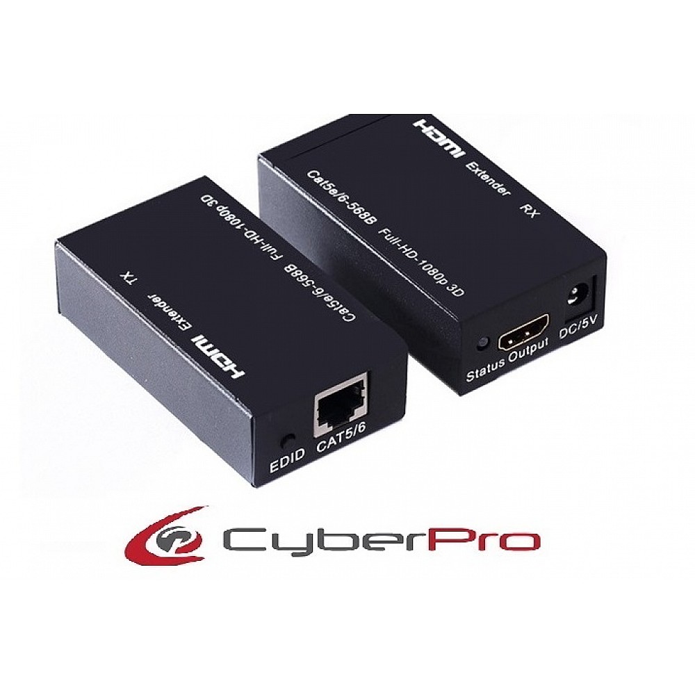 CyberPro CP-XT60 Extender HDMI via 1xUTP (60m max)