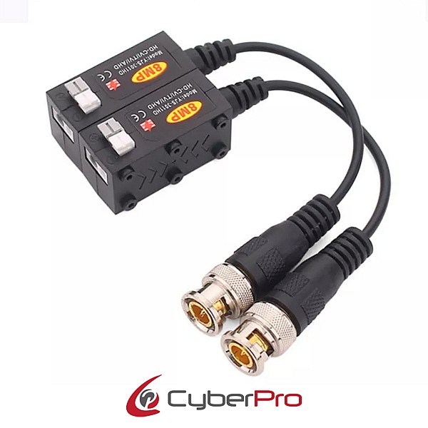 CYBERPRO CP-HDBL-4K BALUN HD AHD/CVI/TVI (Ζεύγος)