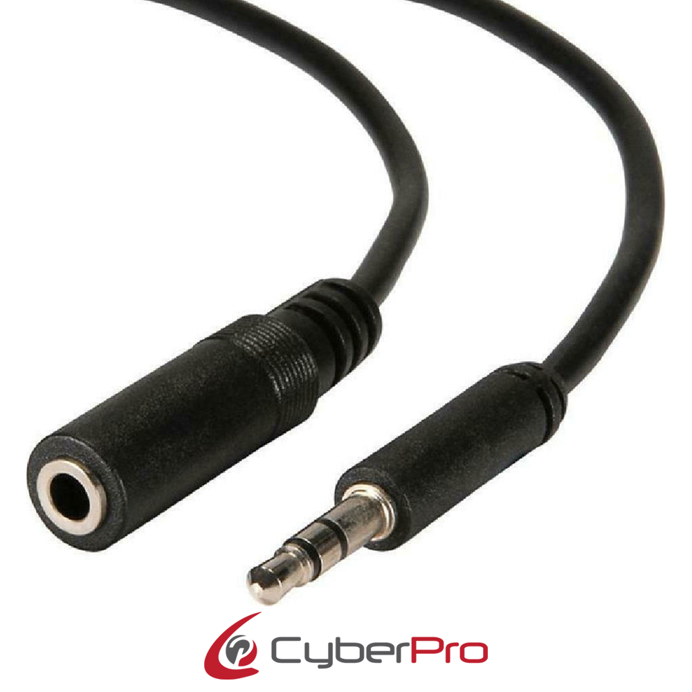 CYBERPRO CP-JMF030, Προέκταση Jack 3,5mm M/F, 3 μέτρα