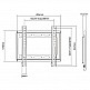 BRATECK KL22-22F Βάση TV επιτοίχια σταθερή (max V:200x200) BRATECK KL22-22F Βάση TV επιτοίχια σταθερή (max V:200x200)