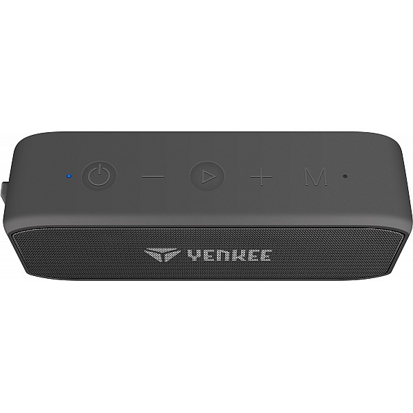YENKEE YSP 3010BK QBRICK Αδιάβροχο Φορητό Ηχείο Bluetooth 5.0 με τεχνολογία TWS, 20W RMS