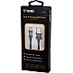 YENKEE YCU 301 BK Καλώδιο Φόρτισης/Δεδομένων USB σε Type C, 1m Μαύρο