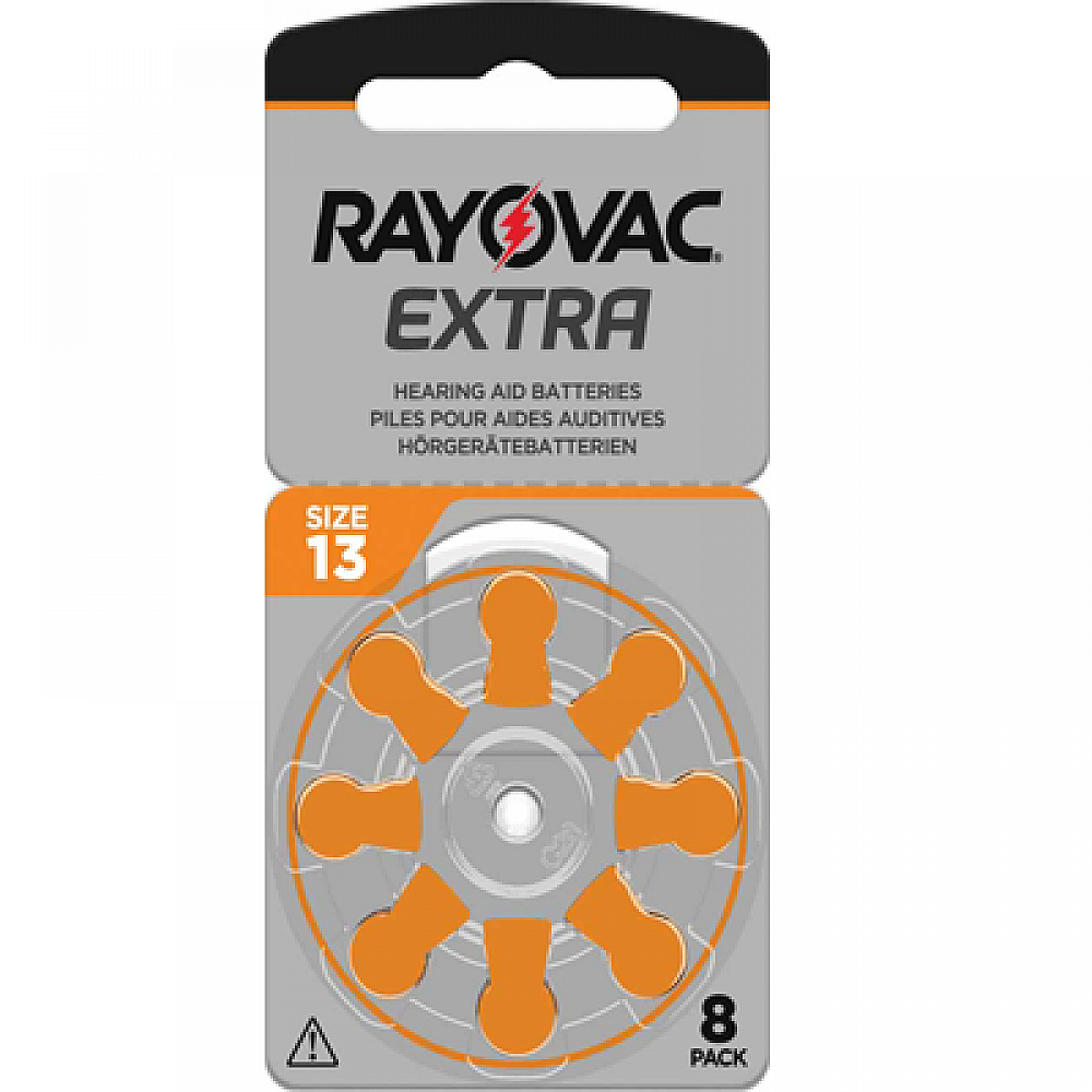 Rayovac Extra Advanced Μπαταρίες Ακουστικών Βαρηκοΐας 13 1.45V 8τμχ