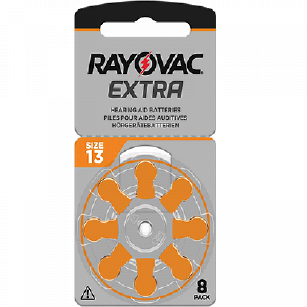 Rayovac Extra Advanced Μπαταρίες Ακουστικών Βαρηκοΐας 13 1.45V 8τμχ