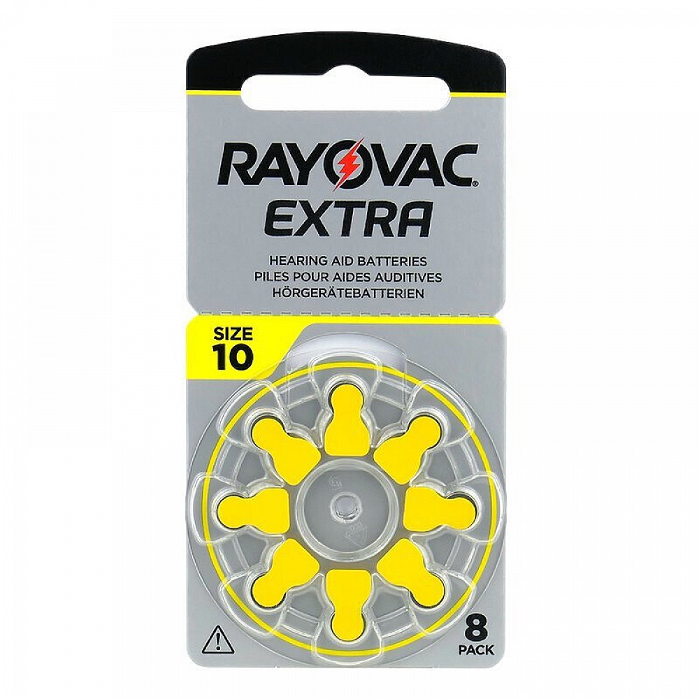 Rayovac Extra Advanced Μπαταρίες Ακουστικών Βαρηκοΐας 10 1.45V 8τμχ