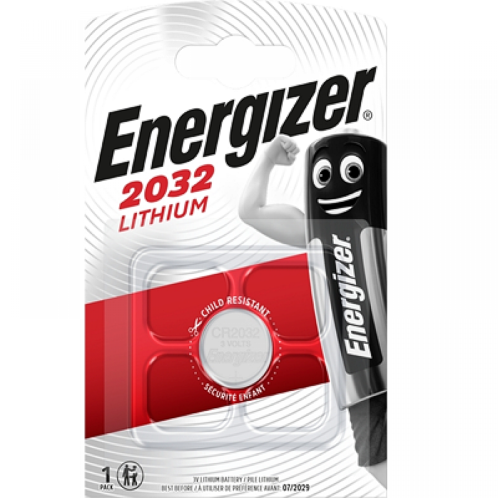 Energizer CR2032 Μπαταρία Λιθίου Ρολογιών 3V 1τμχ