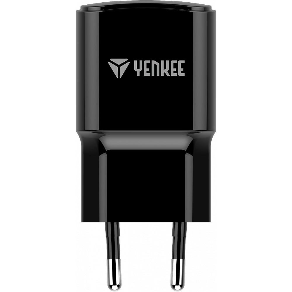 YENKEE YAC 2023BK USB Φορτιστής Κινητού QC3.0, 18W, Μαύρος