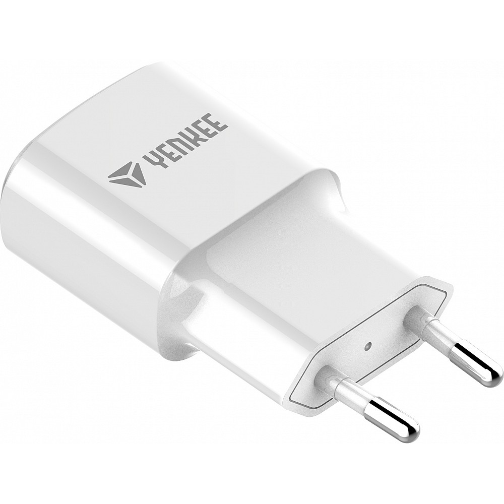 YENKEE YAC 2023WH USB Φορτιστής Κινητού QC3.0, 18W, Λευκός