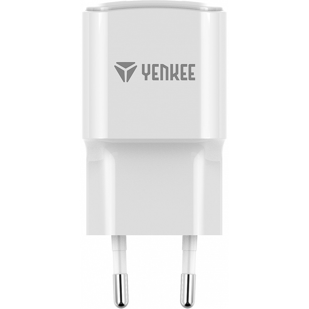 YENKEE YAC 2023WH USB Φορτιστής Κινητού QC3.0, 18W, Λευκός