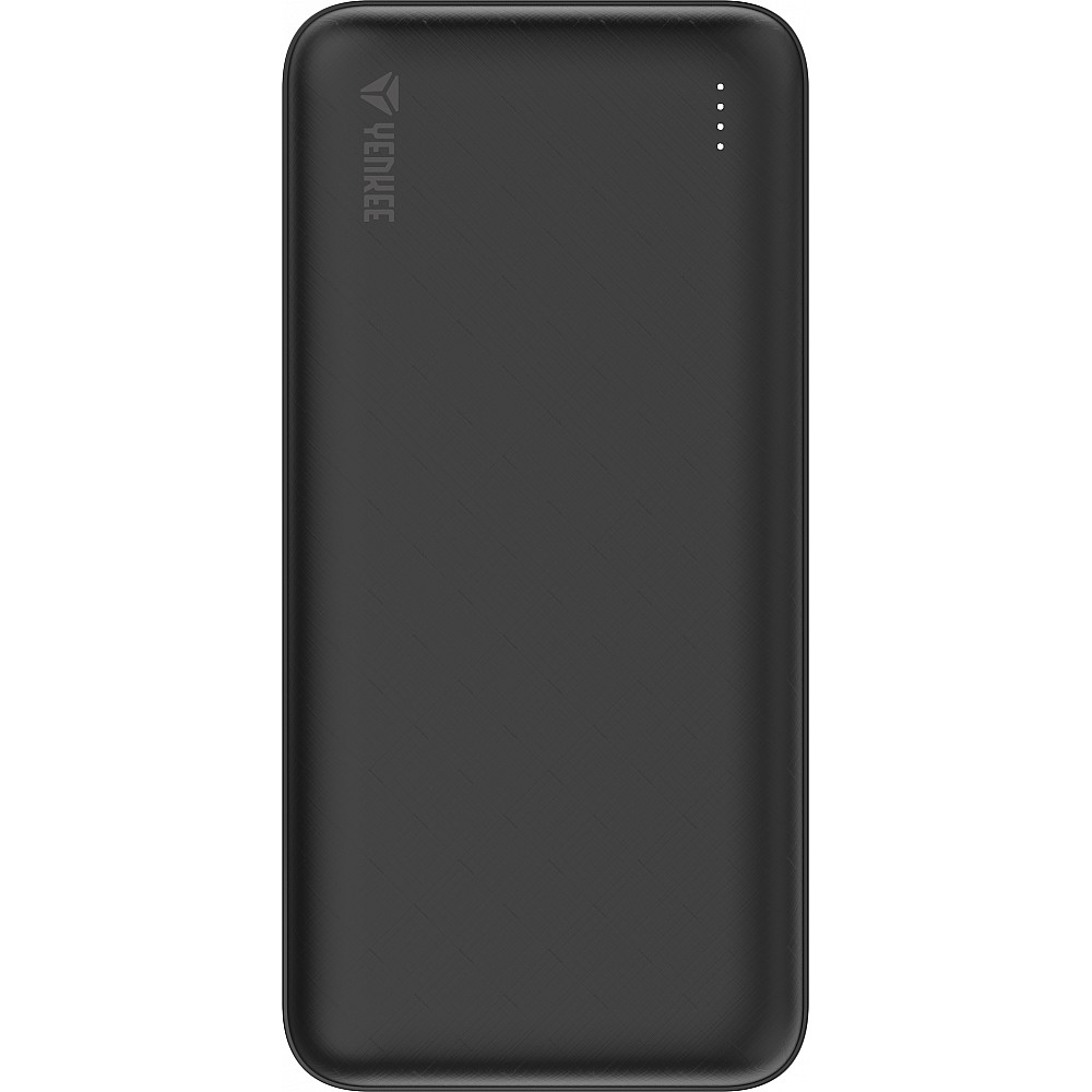 YENKEE YPB 1040 Compact Power Bank 10000mAh με 2 εξόδους USB A, Μαύρο