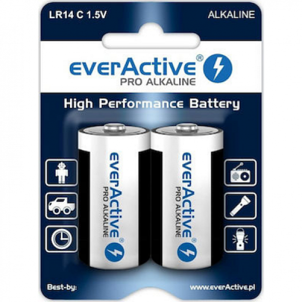 everActive Pro LR14/C Αλκαλικές Μπαταρίες  2τμχ