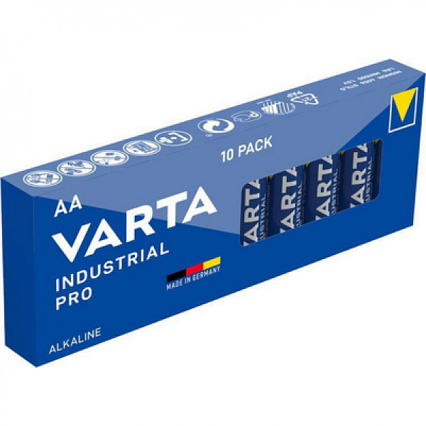 Varta Industrial Pro Αλκαλικές Μπαταρίες AA 1.5V 10τμχ