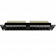 DST UTP/ FTP 12port Patch Panel 1U Cat6 (suitable for racks 10")