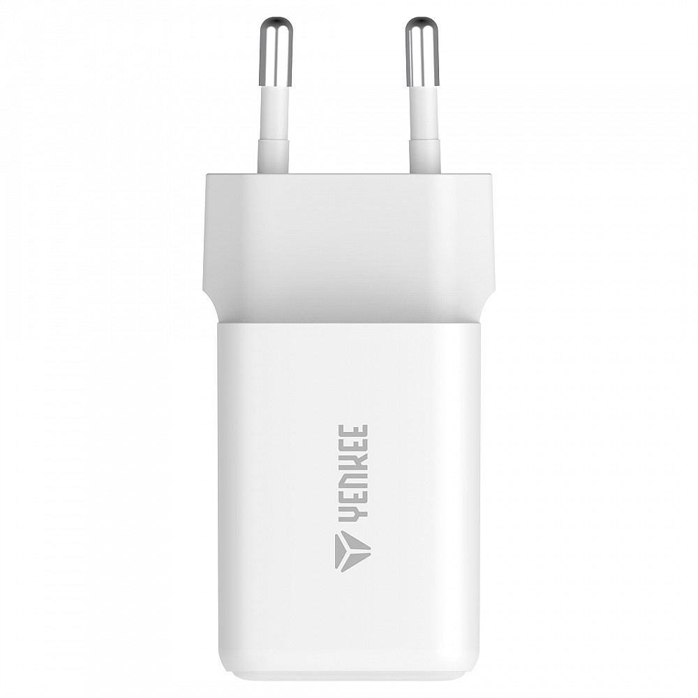 YENKEE YAC G45 VOLT Φορτιστής USB-C, 45W Τεχνολογίας GaN με QC 4.0+, PD 3.0, AFC, FCP, Λευκός