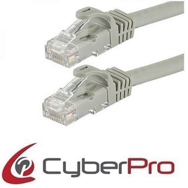 CYBERPRO CP-A6C005G Cable UTP Cat6a gray 0.5m