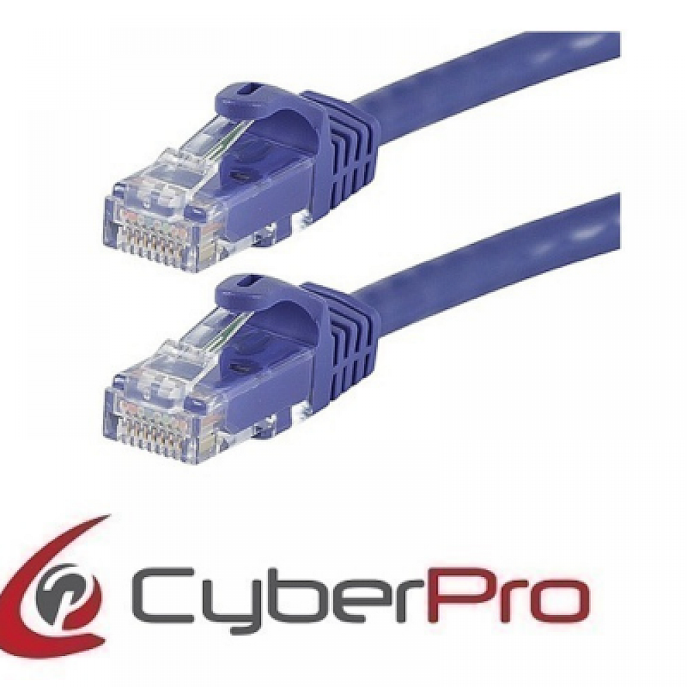 CYBERPRO CP-A6C002L Cable UTP Cat6a blue 0,25m