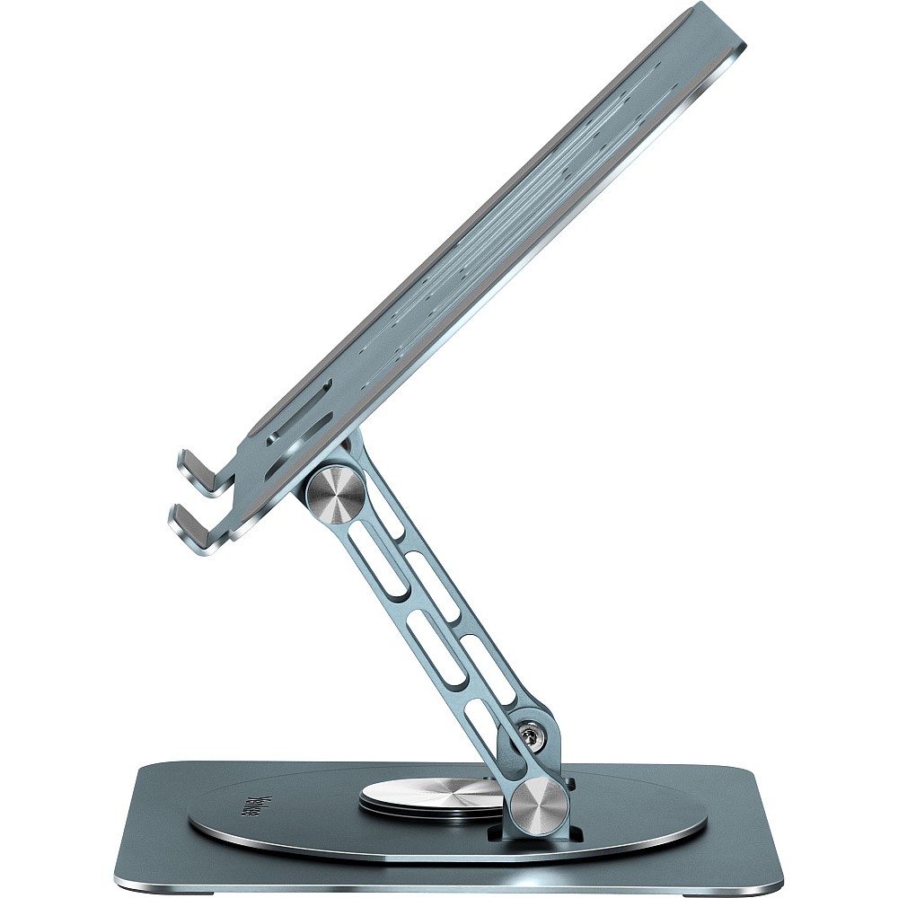 YENKEE YSN 02 TASK STAND Universal Βάση με Περιστροφή 360°, ασημί