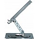 YENKEE YSN 02 TASK STAND Universal Βάση με Περιστροφή 360°, ασημί