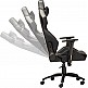 YENKEE YGC 110GD ONYX Ergonomic Gaming Chair, Μαύρη με Χρυσές Λεπτομέριες και Ρυθμιζόμενα Μπράτσα