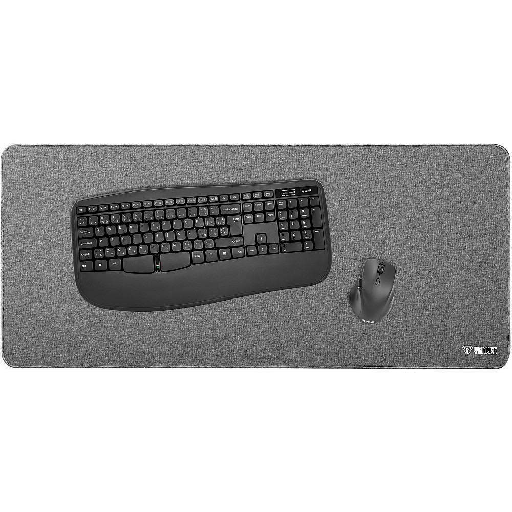 YENKEE YPM 9040GY Office Mouse pad XXL, 900x400x4 mm, Γκρι