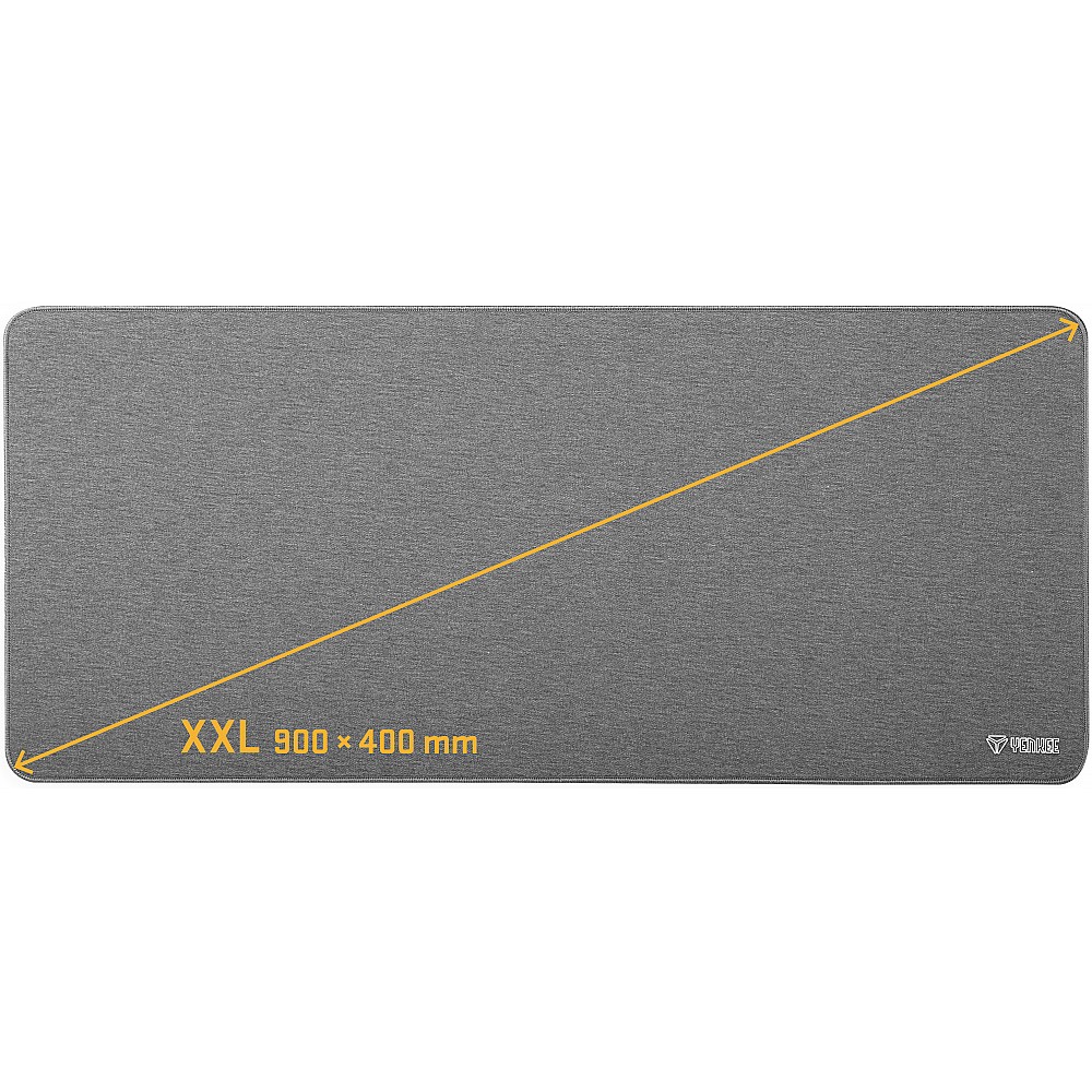 YENKEE YPM 9040GY Office Mouse pad XXL, 900x400x4 mm, Γκρι