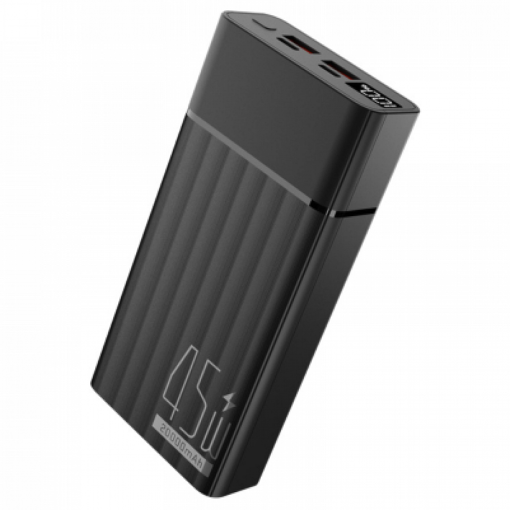 YENKEE YPB 2145 Power bank με ανθεκτική χωρητικότητα 20.000mAh και έως 45W ισχύος, Μαύρο